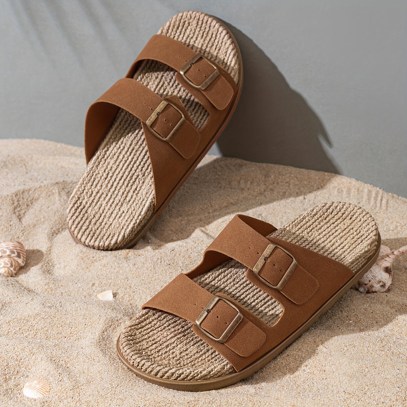 GripStep Herre Sandaler – Sommer Sandaler med Justerbare Spænder
