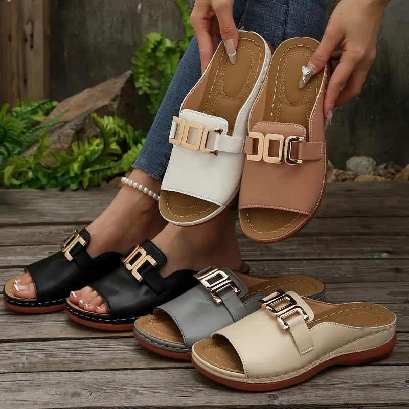 Isabel Dame Sandaler – Kilehæle Sandaler Elegant Sommerstil Komfortabel Pasform
