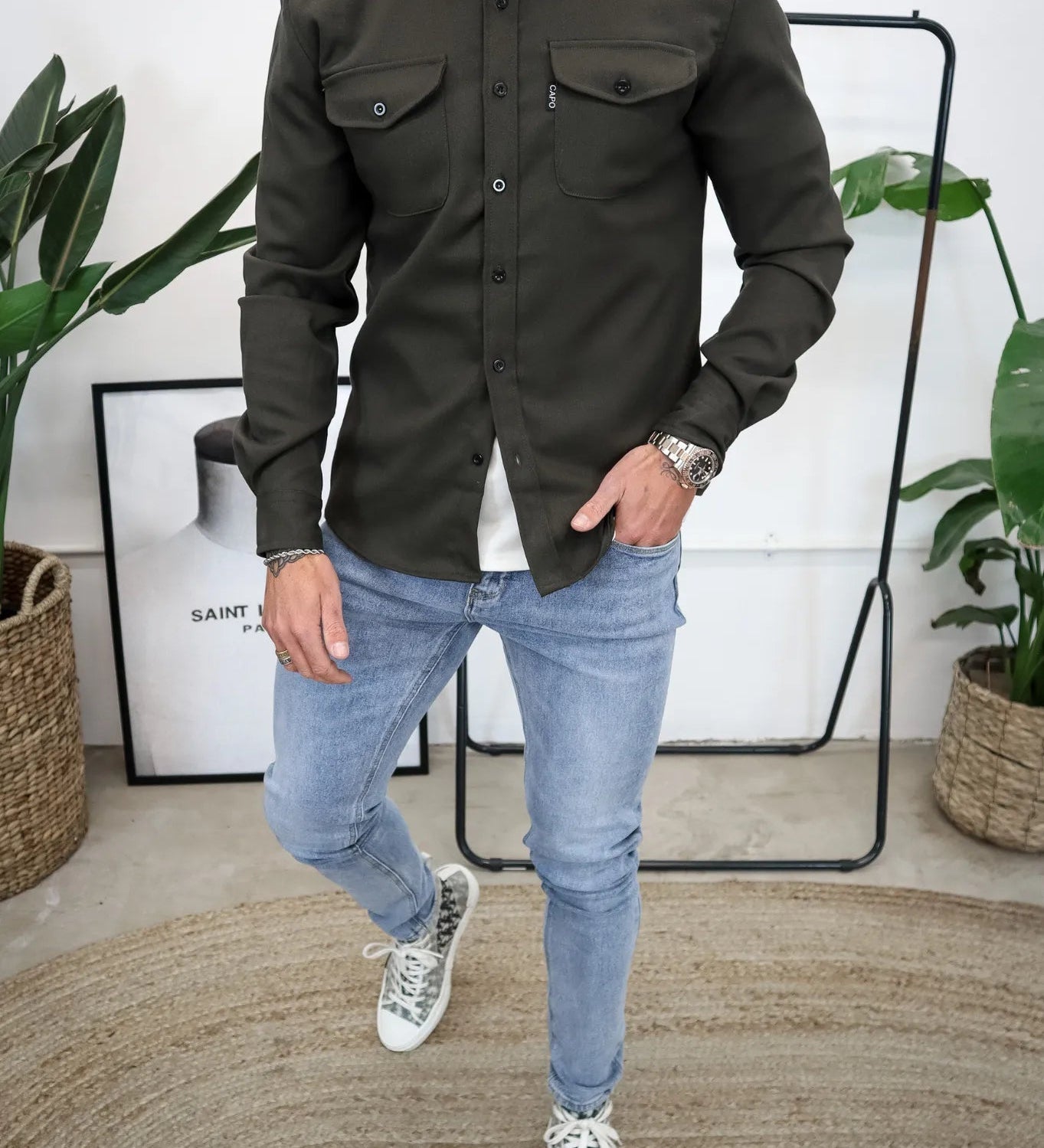 Noah | Herre Overshirt Jakke med Brystlommer