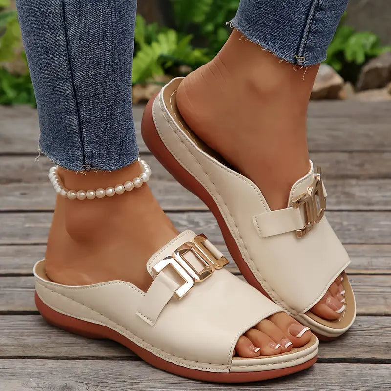 Isabel Dame Sandaler – Kilehæle Sandaler Elegant Sommerstil Komfortabel Pasform