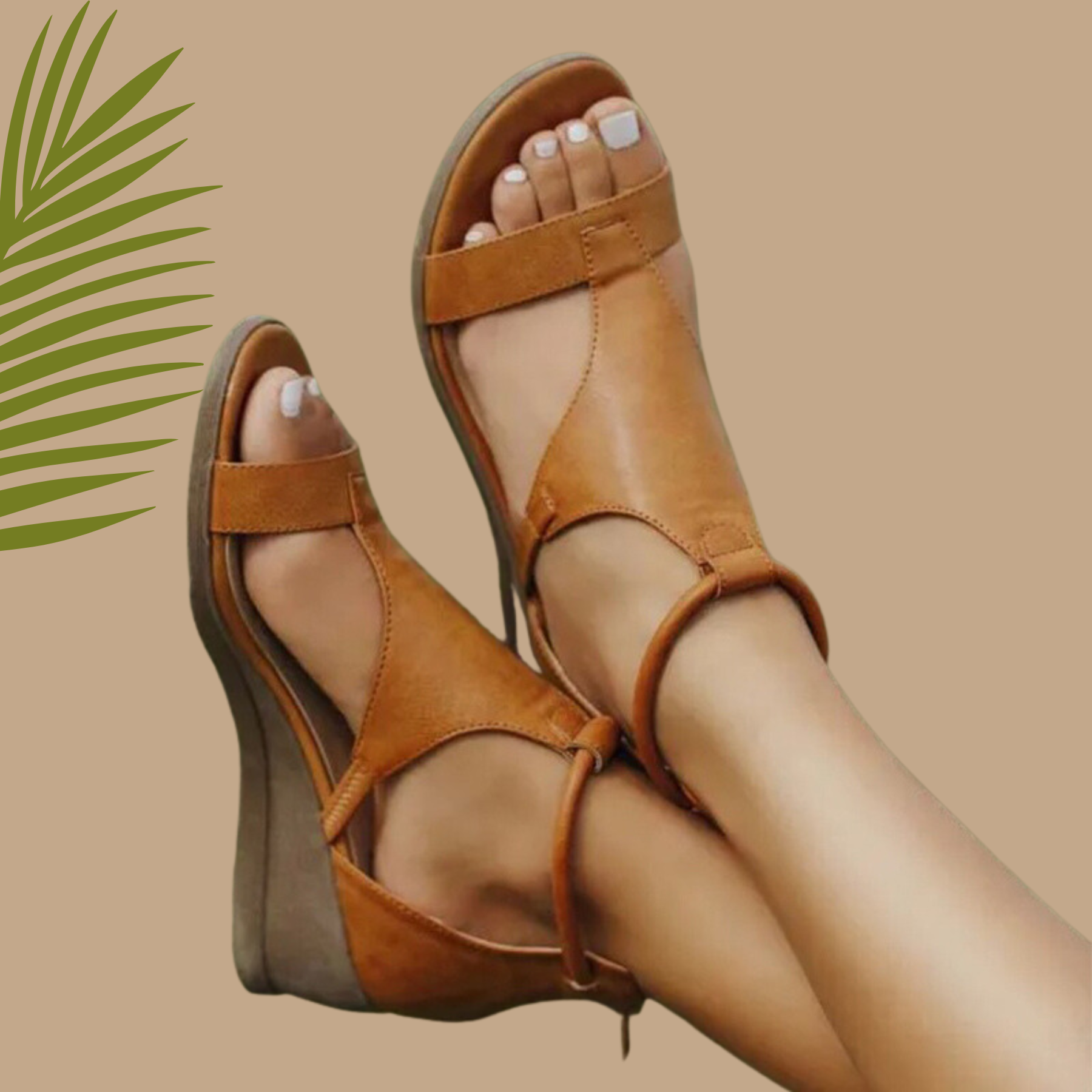Lunara | Strop Sandaler Åben Tå Casual Sandaler