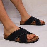 Herre Sandaler med Krydsede Remme – Casual Urban Sommer Stil