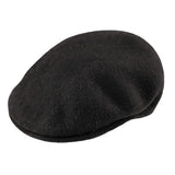 Sort Kangol 504 schiebermütze med flad kasketform og synligt logo