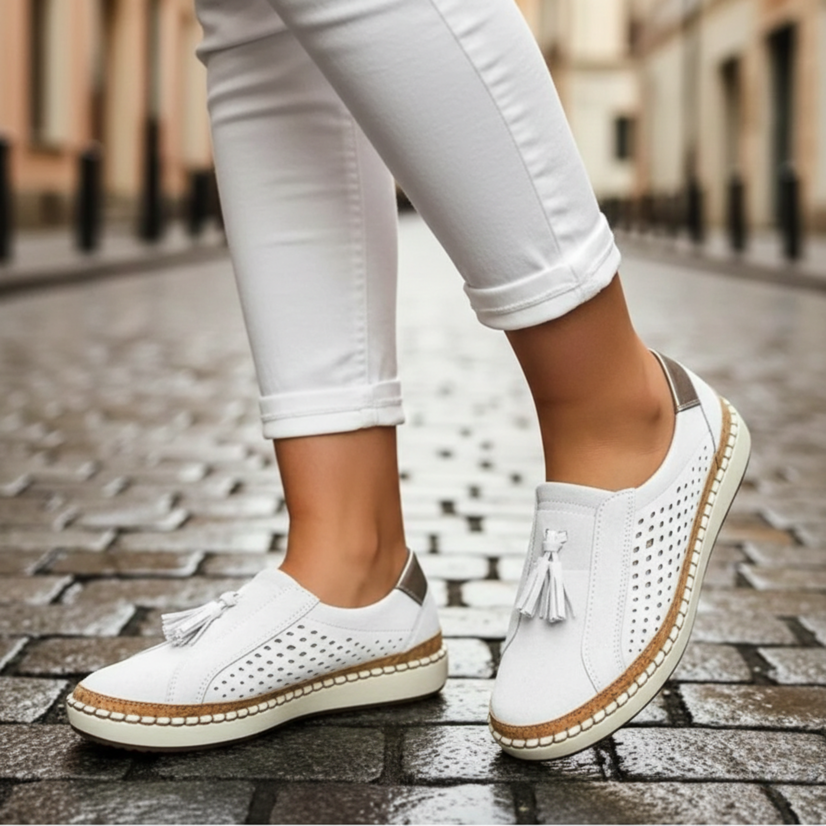 Slip-On Komfortsko Dame – Polstret Sko uden Snørebånd