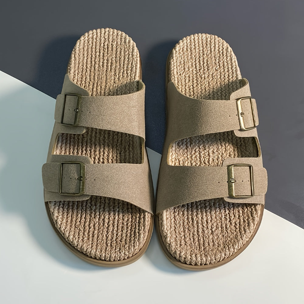 GripStep Herre Sandaler – Sommer Sandaler med Justerbare Spænder
