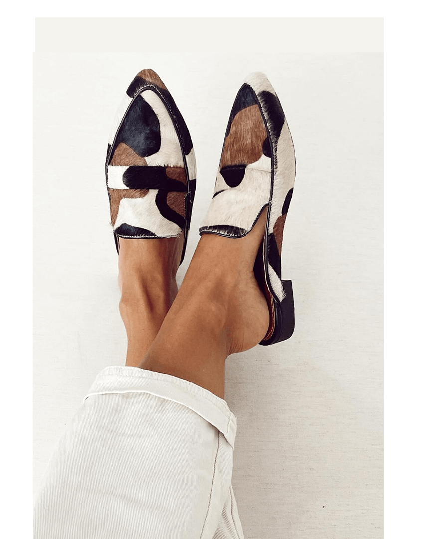 Courtney Loafers – Chic Mønstrede Loafers til Kvinder