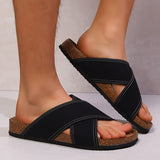 Herre Sandaler med Krydsede Remme – Casual Urban Sommer Stil