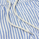 Belcien Stribede Linned Shorts – Hør Sommershorts til Mænd