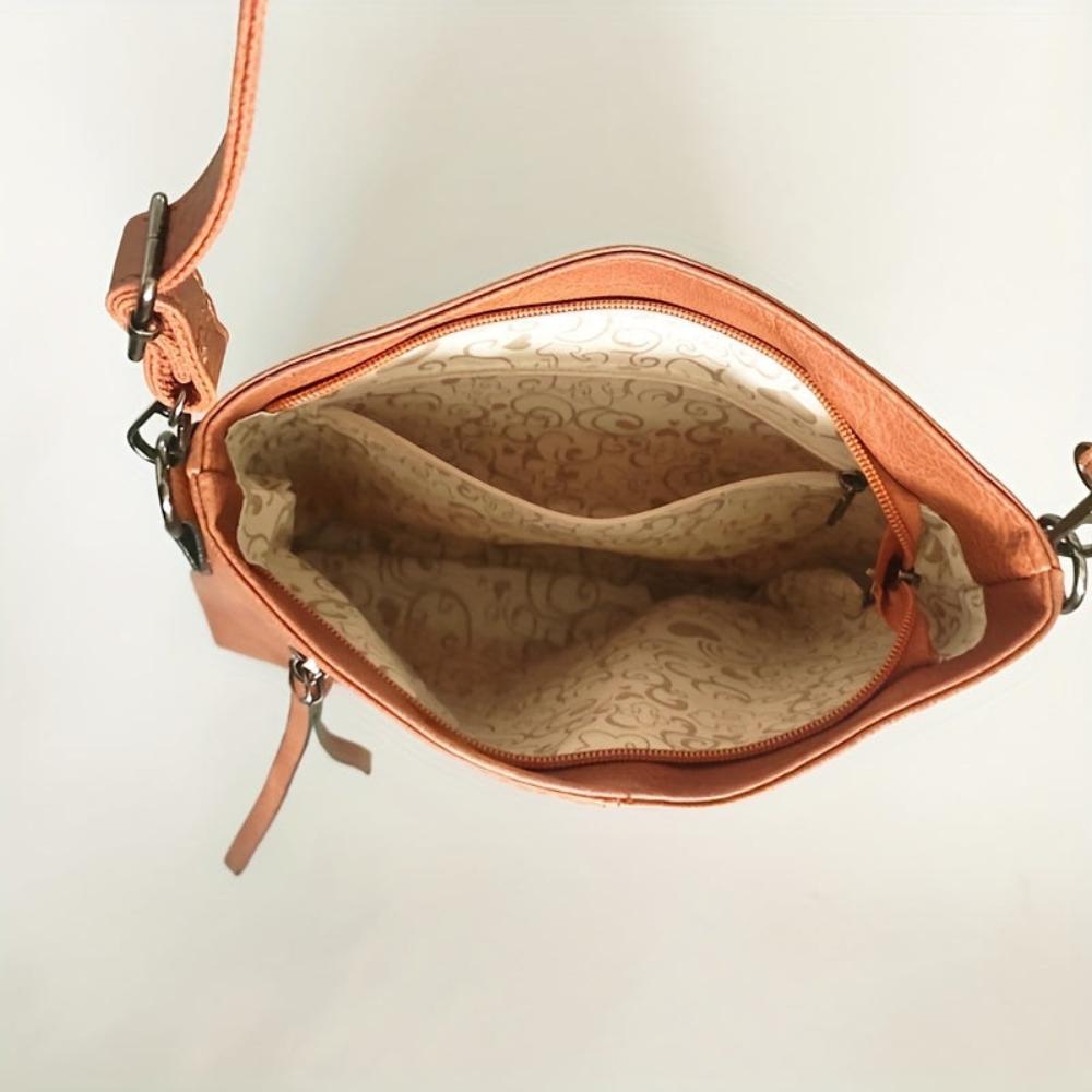 Lena | Kvinders Minimalistiske Kvadratiske Crossbody Taske