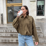 Stilfuld Jakke med Revers til Damer