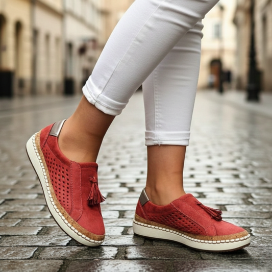 Slip-On Komfortsko Dame – Polstret Sko uden Snørebånd