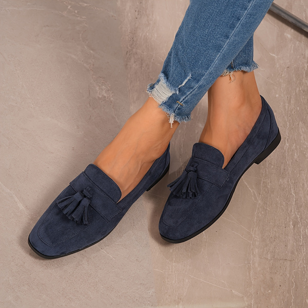 Soléna™ Loafers Dame | Elegant & Stabil – Komfort til Daglig Brug