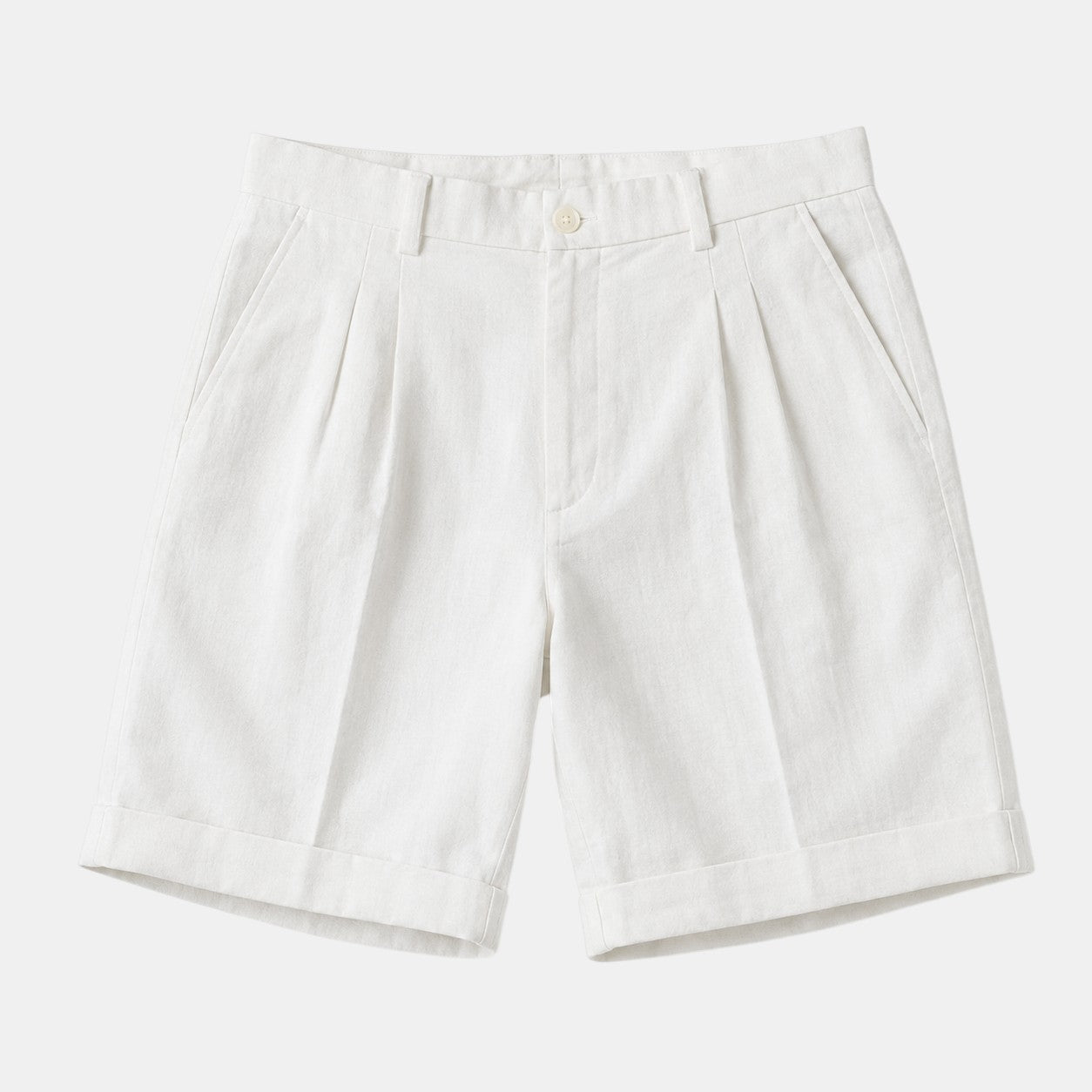 Belcien Linned Shorts Herre – Afslappede Sommershorts i Hør