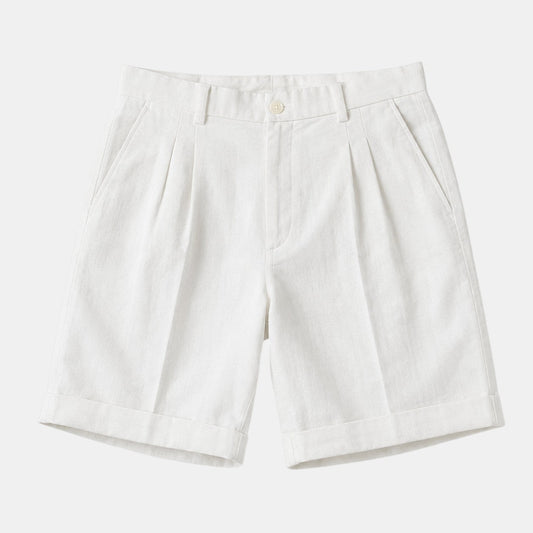 Belcien Linned Shorts Herre – Afslappede Sommershorts i Hør