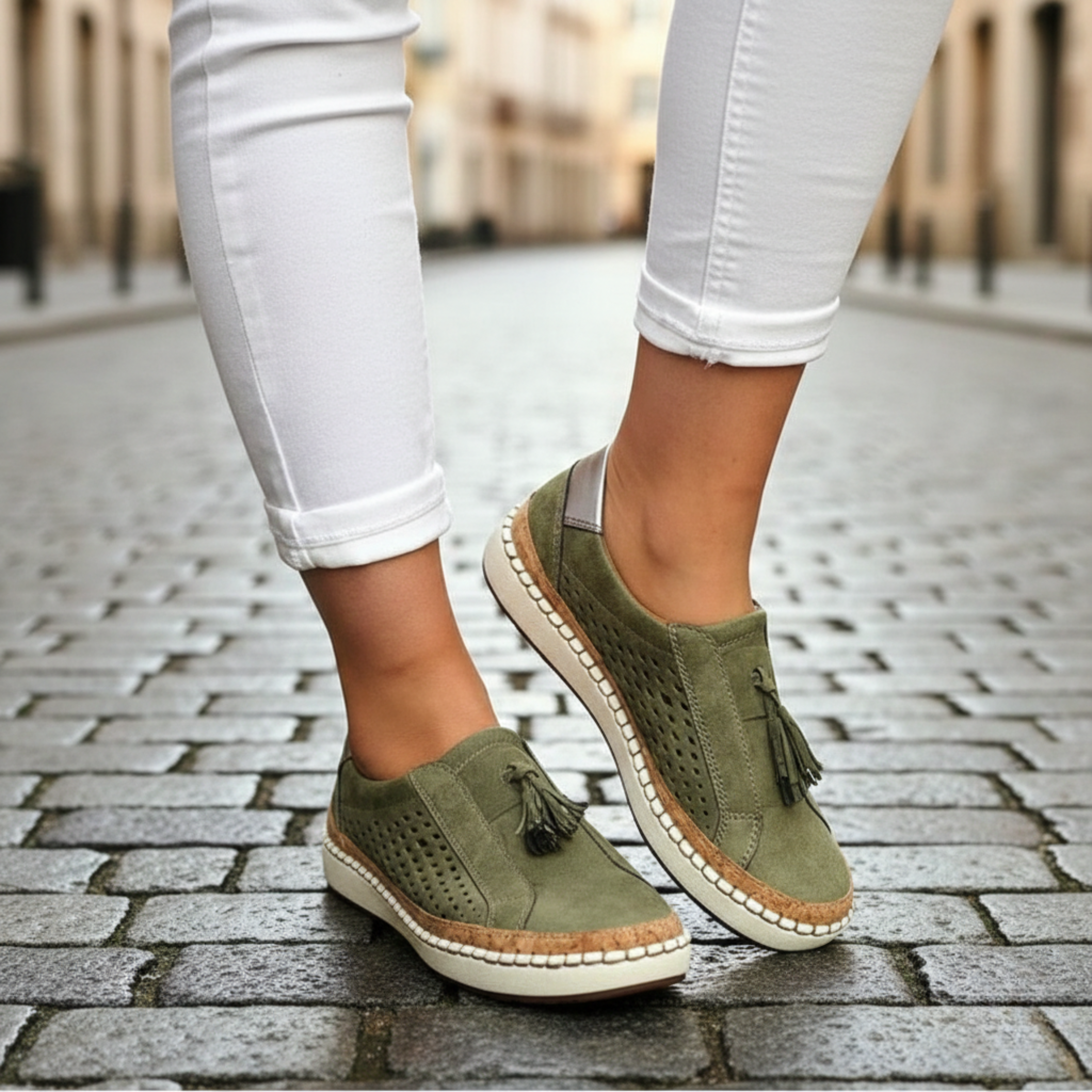 Slip-On Komfortsko Dame – Polstret Sko uden Snørebånd