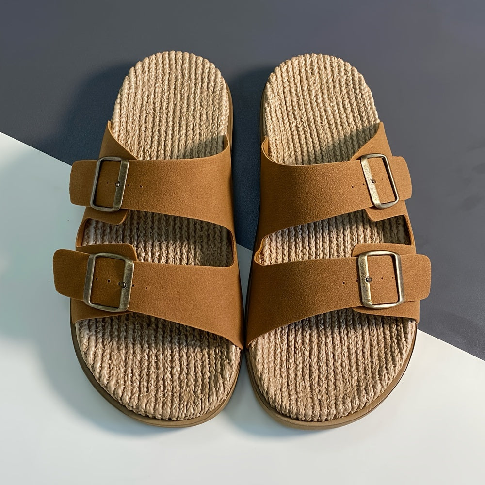 GripStep Herre Sandaler – Sommer Sandaler med Justerbare Spænder