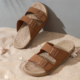 GripStep Herre Sandaler – Sommer Sandaler med Justerbare Spænder