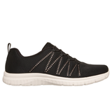 Sparkle Komfortsko Dame – Strik Sneakers med Glitrende Detaljer