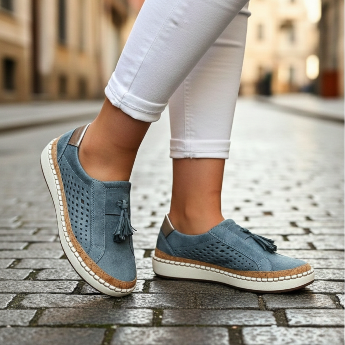 Slip-On Komfortsko Dame – Polstret Sko uden Snørebånd