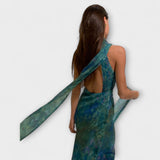 Maisie Monet Iris Print Maxi Kjole til Sommerbegivenheder