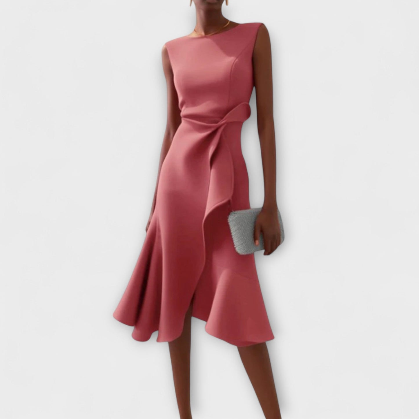 Chic Midi Kjole til Enhver Lejlighed