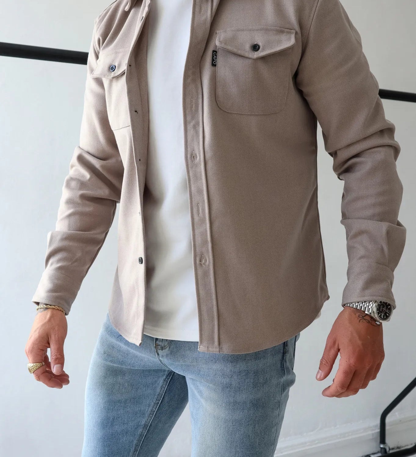 Noah | Herre Overshirt Jakke med Brystlommer