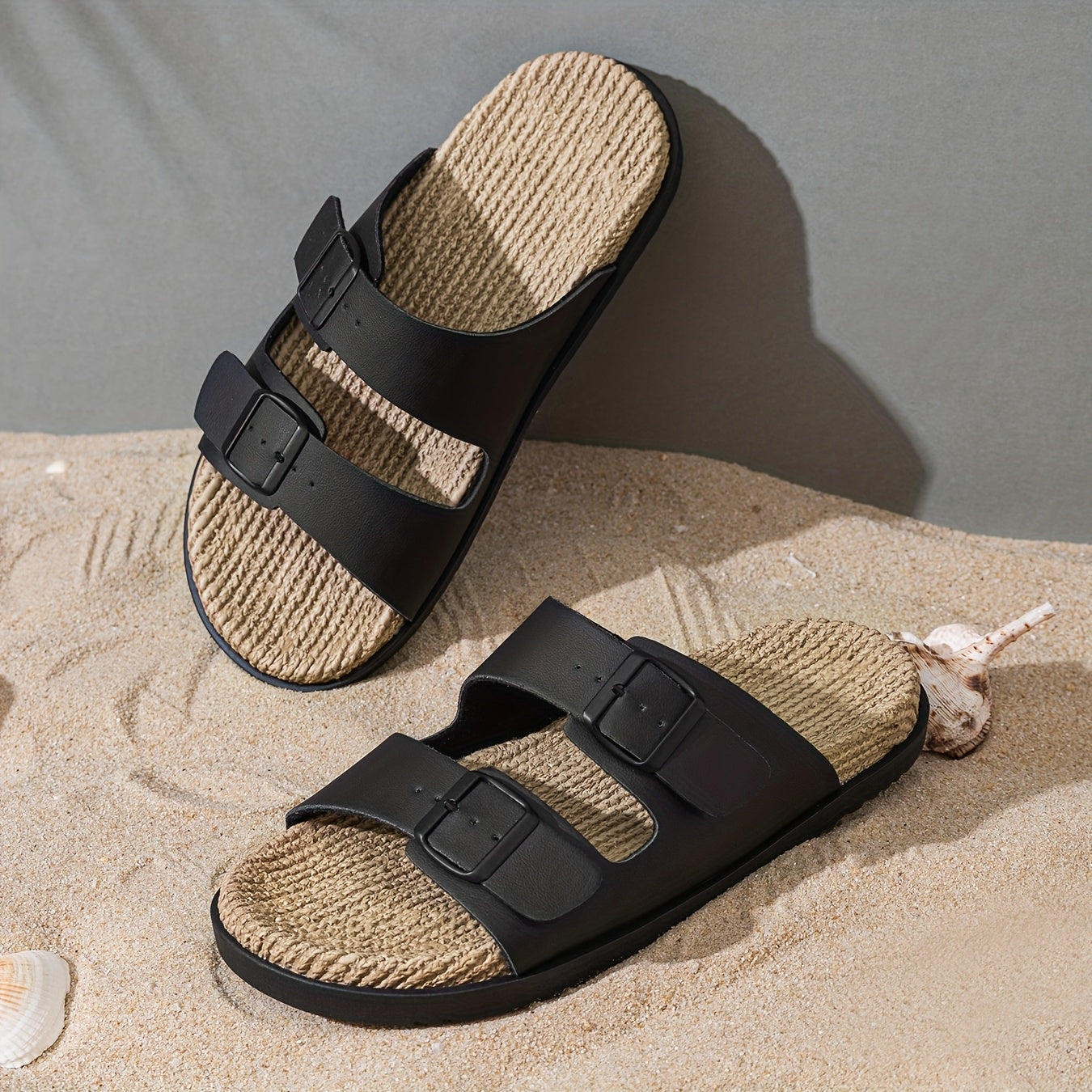 GripStep Herre Sandaler – Sommer Sandaler med Justerbare Spænder