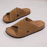 Herre Sandaler med Krydsede Remme – Casual Urban Sommer Stil