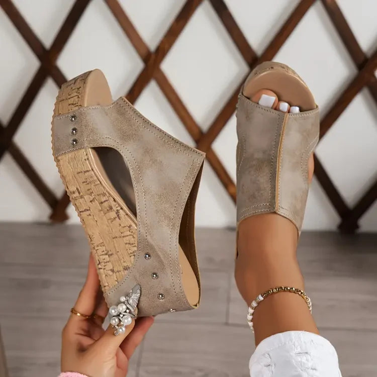 Sandaler Komfortable Stilfulde Dame Sommer Hverdag Sko – Melissa