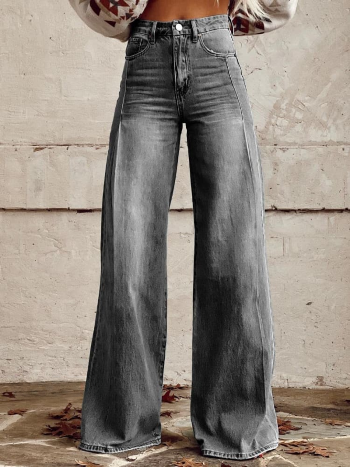 Jeans Baggy Brede Ben Komfortable Stilfulde Dame Hverdag Casual Stil – Alyssa
