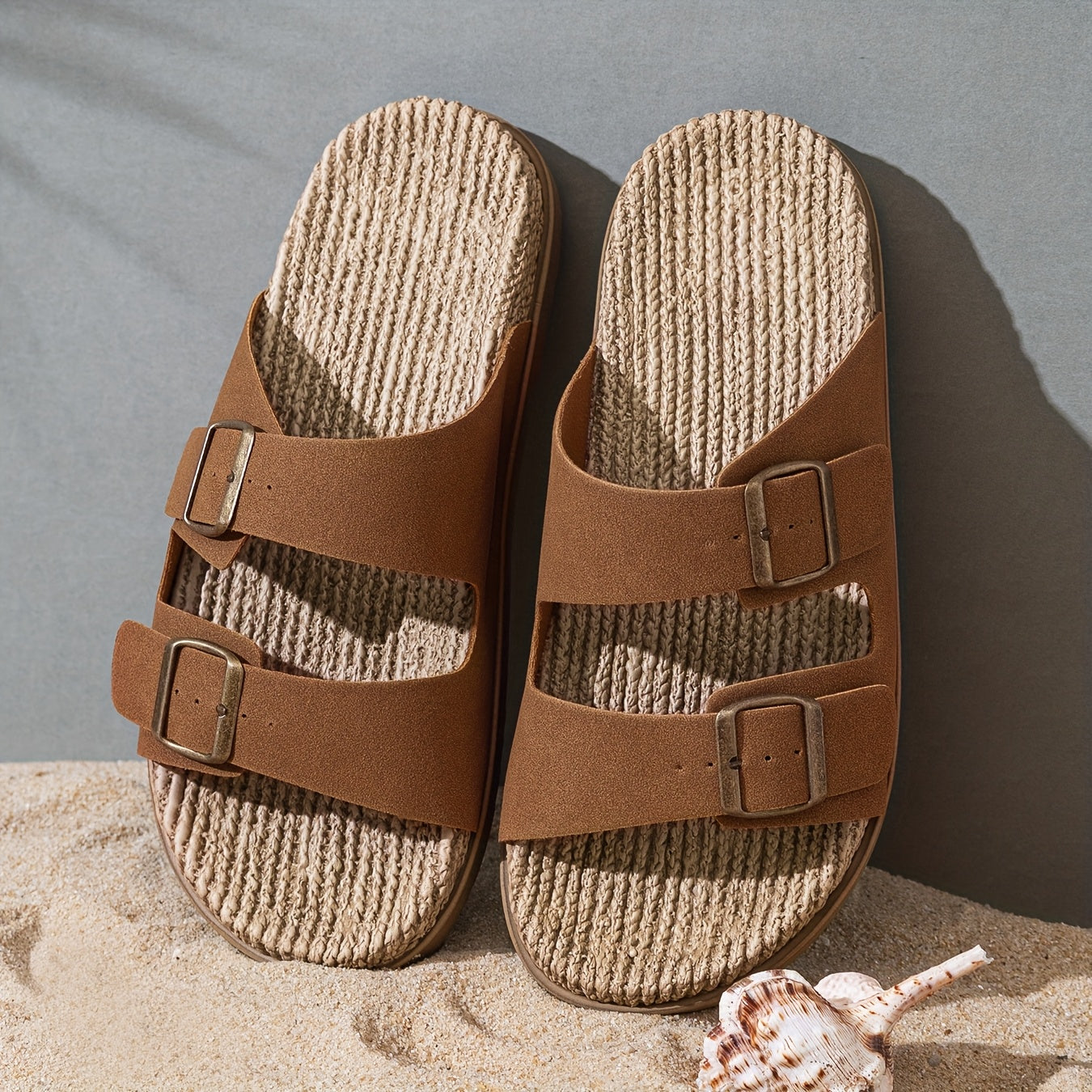 GripStep Herre Sandaler – Sommer Sandaler med Justerbare Spænder