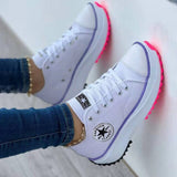 Linda - Trendy Chunky Sole Sneakers til Hverdagsbrug
