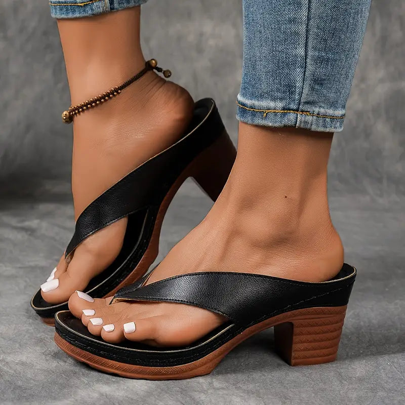 Sandaler Elegante Komfortable Dame Sommer Hverdag Sko – Cecille