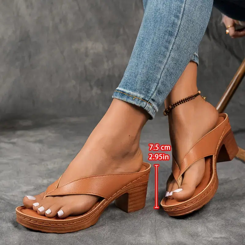 Sandaler Elegante Komfortable Dame Sommer Hverdag Sko – Cecille