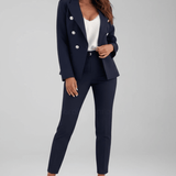 Freya | Buksedragt med Klassisk Blazer og Lige Bukser