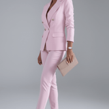 Freya | Buksedragt med Klassisk Blazer og Lige Bukser