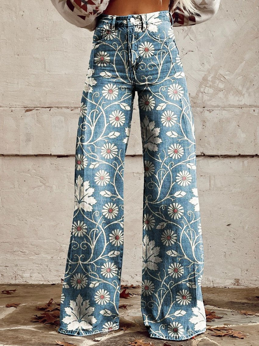 Jeans Baggy Brede Ben Komfortable Stilfulde Dame Hverdag Casual Stil – Alyssa
