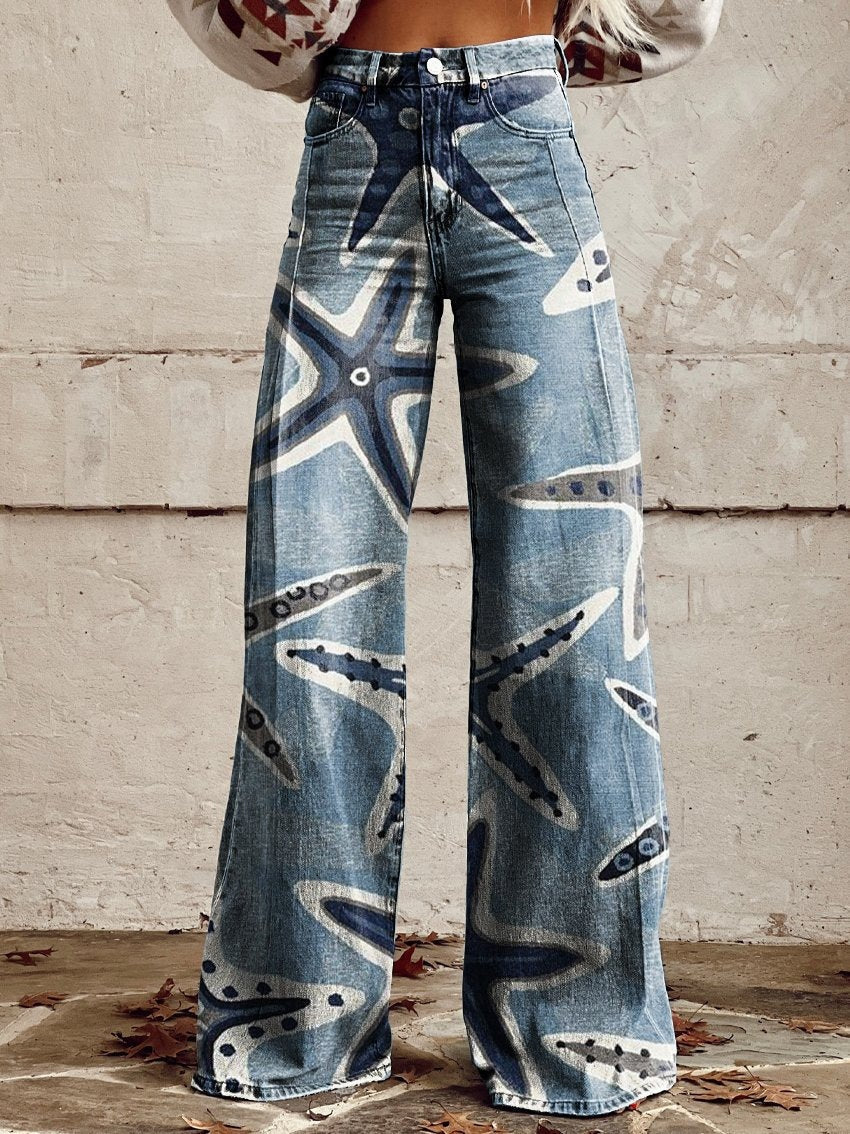 Jeans Baggy Brede Ben Komfortable Stilfulde Dame Hverdag Casual Stil – Alyssa