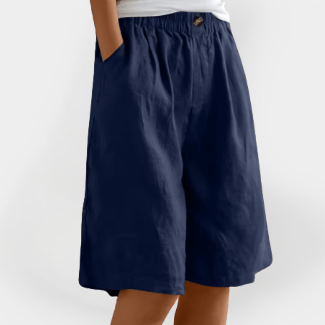 Shorts med elastisk talje – Luftig sommerstil