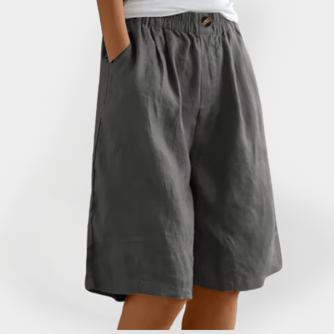 Shorts med elastisk talje – Luftig sommerstil