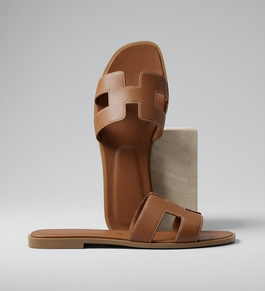 Helena | Damer Læder Slippers