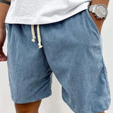Cole Corduroy Shorts Herre – Casual Korte Bukser i Ribstof