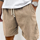 Cole Corduroy Shorts Herre – Casual Korte Bukser i Ribstof