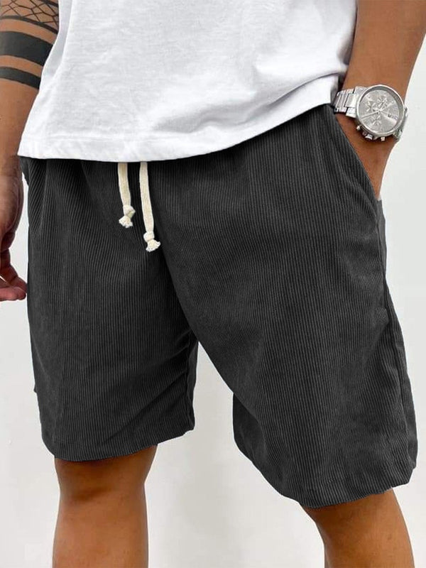Cole Corduroy Shorts Herre – Casual Korte Bukser i Ribstof