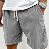 Cole Corduroy Shorts Herre – Casual Korte Bukser i Ribstof