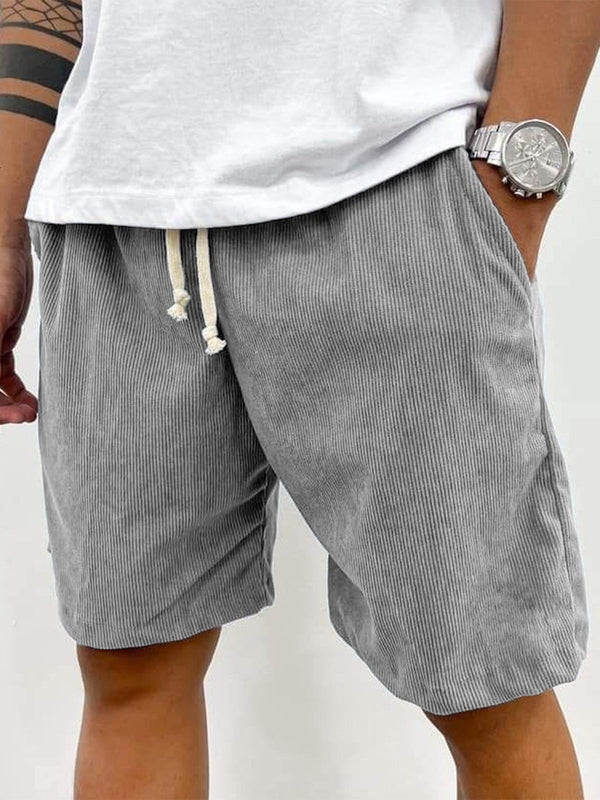 Cole Corduroy Shorts Herre – Casual Korte Bukser i Ribstof