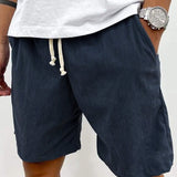 Cole Corduroy Shorts Herre – Casual Korte Bukser i Ribstof