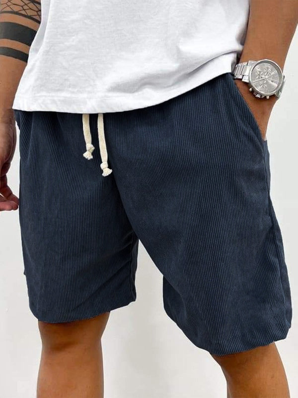 Cole Corduroy Shorts Herre – Casual Korte Bukser i Ribstof