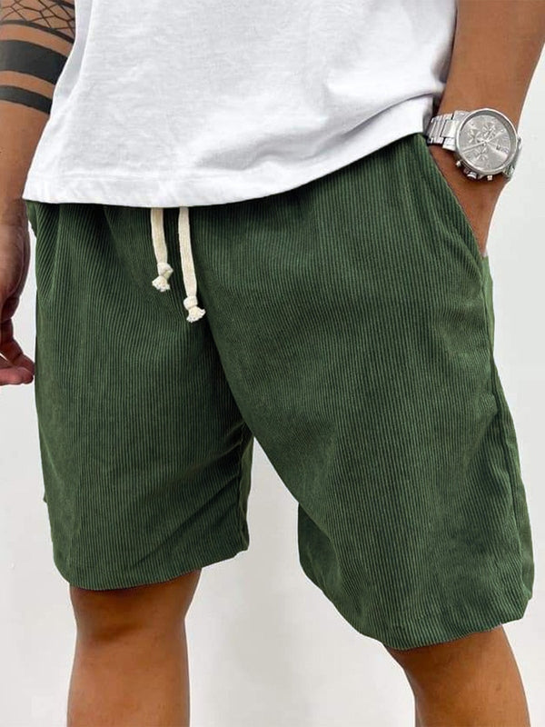 Cole Corduroy Shorts Herre – Casual Korte Bukser i Ribstof