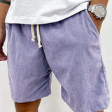 Cole Corduroy Shorts Herre – Casual Korte Bukser i Ribstof